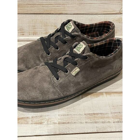 Eco Sneaks Simple Gray Suede Men's‎ Sneaker Shoe Size US 13 - Picture 2 of 9